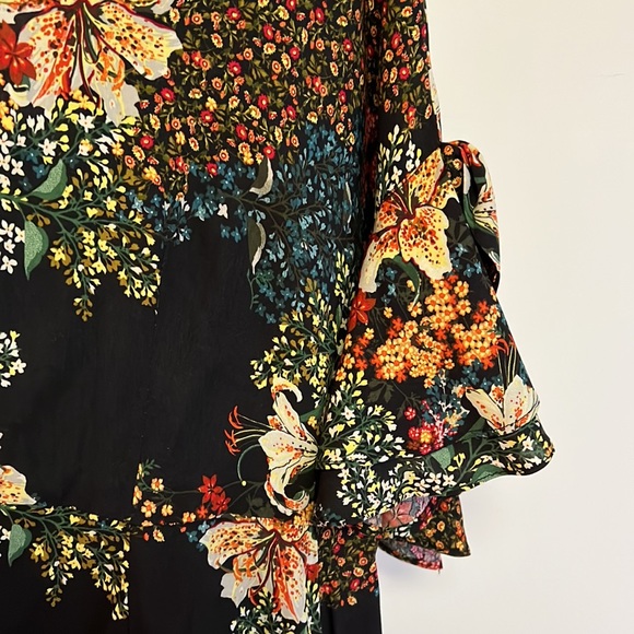 Zara Floral Shirt Dress - Picture 3 of 8